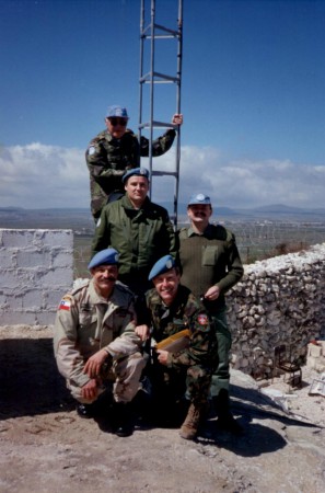 OP 56 aflossing, pa in de mast